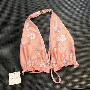 NWT Vallière Swim Bikini Top Size large